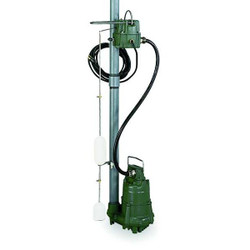 Zoeller SubmersibleSumpPump,15ft,13.5in,115VAC 3098-0001