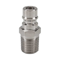 Snap-Tite Quick Connect,Plug,3/8",3/8"-18 SPHN6-6M