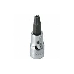 Sk Professional Tools Socket Bit, Steel, 3/8 in, TpSz T40  45440