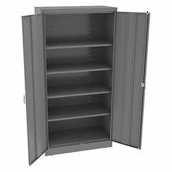 Tennsco Storage Cabinet,72"x36"x18",MdGry,4Shlv 7218DLXMG