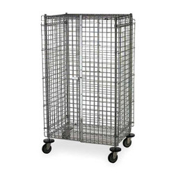 Metro Wire Security Cart,900 lb.,24 In. W SEC56DC