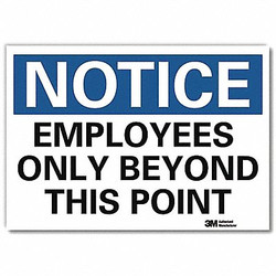 Lyle Notice Sign,5inx7in,Reflective Sheeting U5-1193-RD_7X5