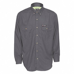 Mcr Safety Flame-Resistant Collared Shirt,L Size SBS1001L