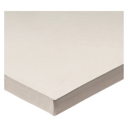 Sim Supply Buna-N Sheet,50A,36"x36"x0.125",White  BULK-RS-H50FDA-17