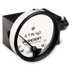 Ashcroft Pressure Gauge,0 to 25 In H2O  351132FD25SXCYLM25IWD