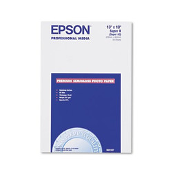 Epson Premium Photo Papr,68 lb.s.,Semi-G,PK20 S041327