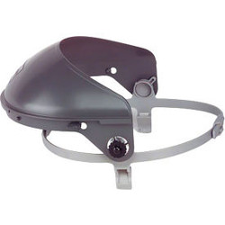 Honeywell Faceshield Headgear For Use with Protective Caps Plastic Gray