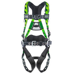 Honeywell Miller AirCore Stretchable Harness w/ Back & Hip D-Rings Quick Connect