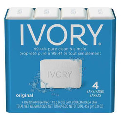 Ivory Body Soap,WH,4 oz,Fresh,PK72  82757