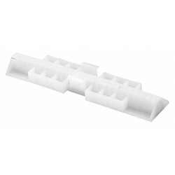 Primeline Tools Closet Door Track Snug,Plastic,White,PR N 6539