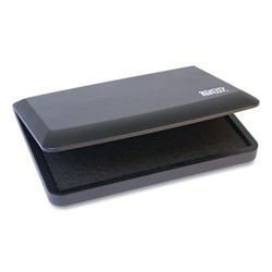 COSCO 2000 Plus One-Color Felt Stamp Pad, #1, 4.25" X 2.75", Black 090406