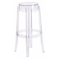 Flash Furniture Transparent Barstool,29.75"H FH-118-APC2-GG