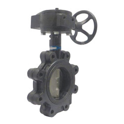 Milwaukee Valve Butterfly Valve,Lug Style,Pipe Size 6 In ML-333E 6