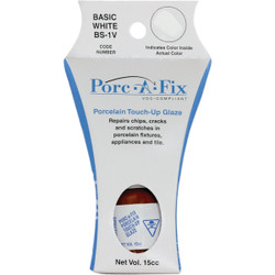 Fixture-Fix Porc-A-Fix Basic White Porcelain Touch-up Paint, 15cc BS-1V