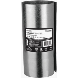 NorWesco 14 In. x 25 Ft. Mill Galvanized Roll Valley Flashing 518947