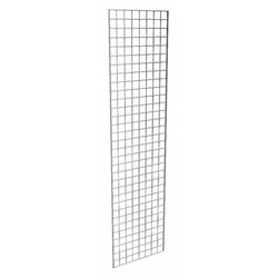 Econoco Wire Grid Panel,Chrome,2 ft. x 8 ft.,PK3 P3GW28
