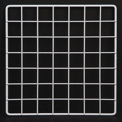 Econoco Grid Cubby Panel,14" x 14",White,PK48 GS14/W