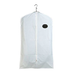 Econoco Coat Cover,White,Medium Weight,PK100 54/W