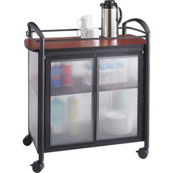 Safco Refreshment Cart,Black 8966BL