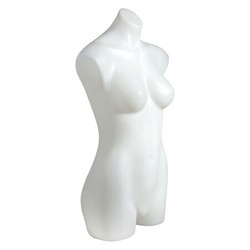 Econoco Female Torso,3/4,No Arms PETFMW