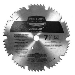 Century Drill & Tool Combo Circular Saw Blade,7-1/4 in.,60T 08204