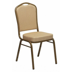 Flash Furniture Beige Fabric Banquet Chair FD-C01-ALLGOLD-H20124E-GG