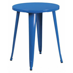 Flash Furniture Blue Metal Table,24RD CH-51080-29-BL-GG