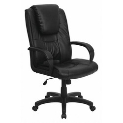Flash Furniture Black High Back Exec Chair GO-5301BSPEC-CH-BK-LEA-GG