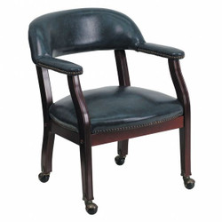 Flash Furniture Navy Vinyl Guest Chair B-Z100-NAVY-GG