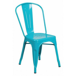 Flash Furniture Crystal Teal-Blue Metal Chair ET-3534-CB-GG