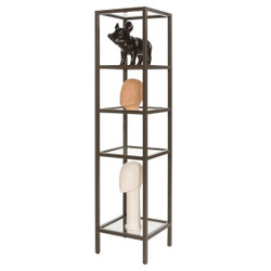 Econoco Linea Collection 4 Shelf Etagere in Stat LNET1616