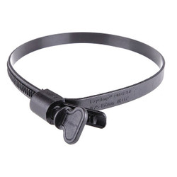 Manufacturer Varies Plastic Hose Clamp,Wing Screw,PK10 PWD-13-150-WG-PA12-BK