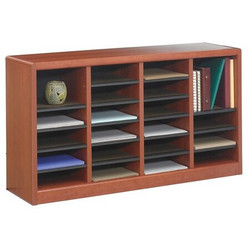 Safco Literature Organizer,24 Compartment 9311CY