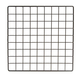 Econoco Grid Cubby Panel,14" x 14",Black,PK48 GS14/B