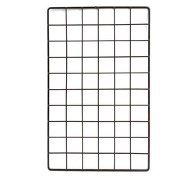 Econoco Grid Cubby Panel,10" x 16",Black,PK48 GS16/B