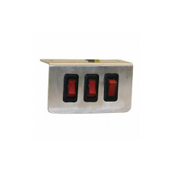 Buyers Products Switch Panel,Aluminum 6391003
