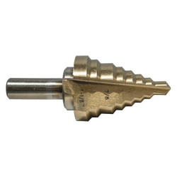 Century Drill & Tool Step Drill Bit,HSS,#9,7/8-1-1/8" 27205