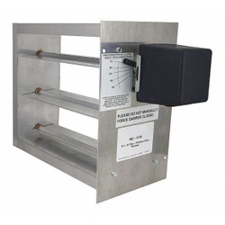 Io Hvac Controls Zone Damper,Rectangular,12x12" HD-1212