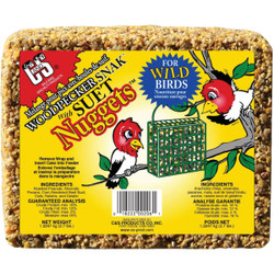 C&S 2.7 Lb. Woodpecker Snack with Peanut Suet Nuggets 100214206