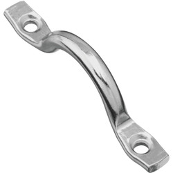 National 95 Lb. Load Capacity Nickel-Plated Steel Rope Loop N245233 Pack of 10