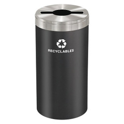 Glaro Recycling Container,Black,23 gal. M-1542BK-SA-R
