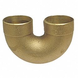 Nibco DWV Return Bend,Cast Bronze,1-1/2",CxC 879 11/2