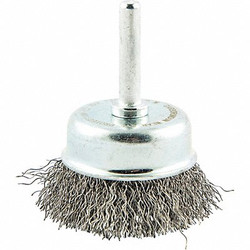 Sim Supply Cup Brush,Wire 0.012" dia.,Carbon Steel  66252838551
