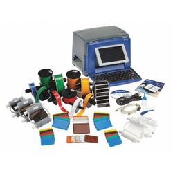 Brady Desktop Label Printer Kit,BBP31,4in Tape S3100W-PIPE-KIT