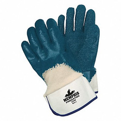 Mcr Safety Chemical Gloves,L,11 in. L,Rough,PK12 9760R