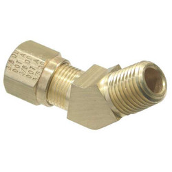 Tramec Sloan Male Elbow,Compression,Brass,1/8In Pipe 980-4NS