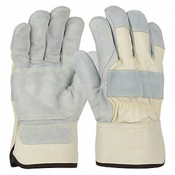Pip Leather Gloves,L,Gunn Cut,PR,PK12 500DP-AA