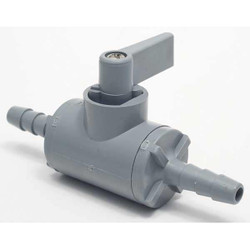 Manufacturer Varies Manual 2-Way Ball Valve,Barb,PVC 5743890