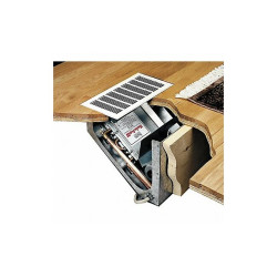 Beacon Morris Hydronic Heater In Floor Cabinet, 16"H FK42