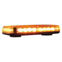 Buyers Products LED Mini Light Bar,Rctnglr,Amber,12-24V 8891040